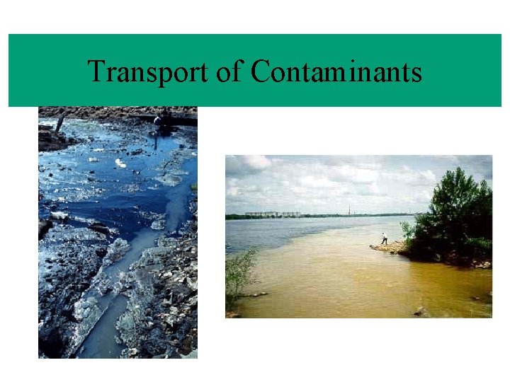 Transport of Contaminants 