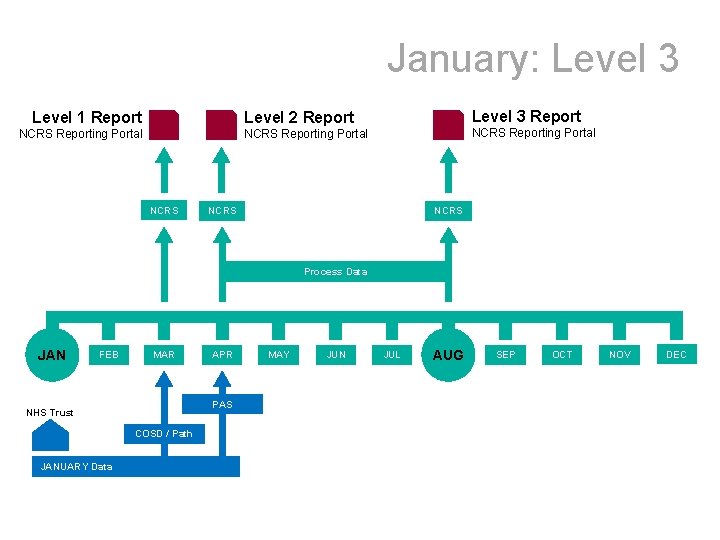 January: Level 3 Level 1 Report NCRS Reporting Portal NCRS Level 2 Report Level