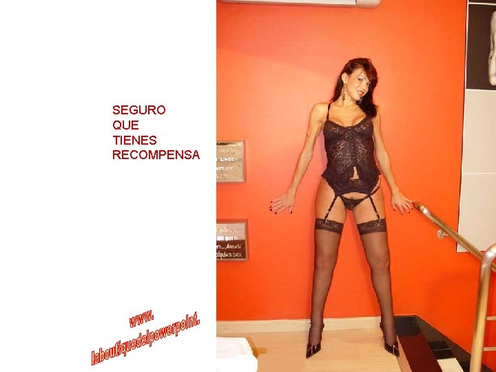 SEGURO QUE TIENES RECOMPENSA 