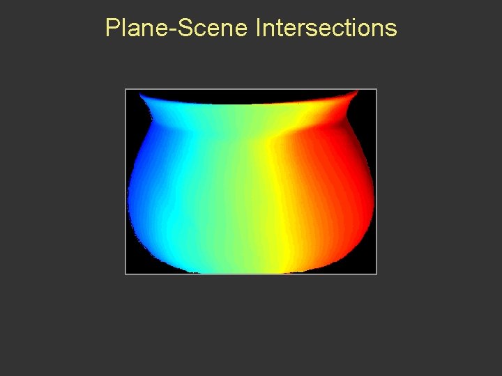 Plane-Scene Intersections 