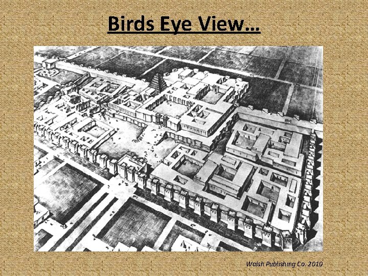 Birds Eye View… Walsh Publishing Co. 2010 