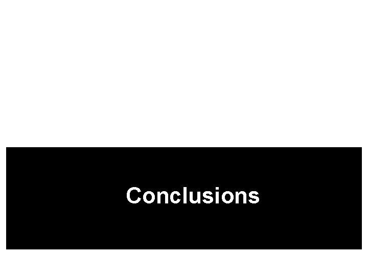 Conclusions 