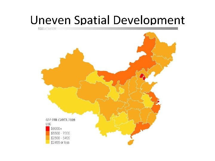 Uneven Spatial Development 