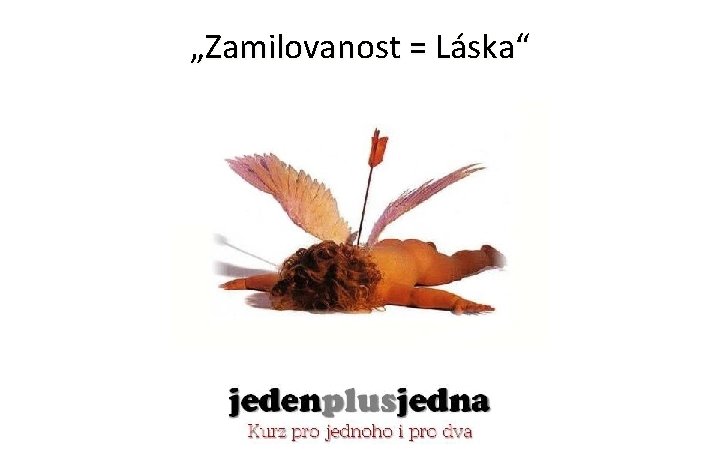 „Zamilovanost = Láska“ 