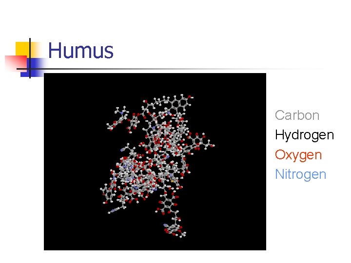 Humus Carbon Hydrogen Oxygen Nitrogen 