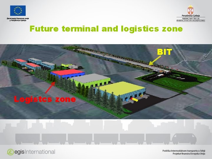 Future terminal and logistics zone BIT Logistcs zone 