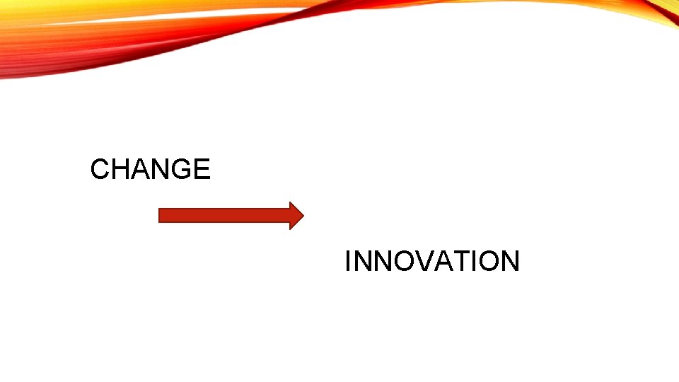 CHANGE INNOVATION 