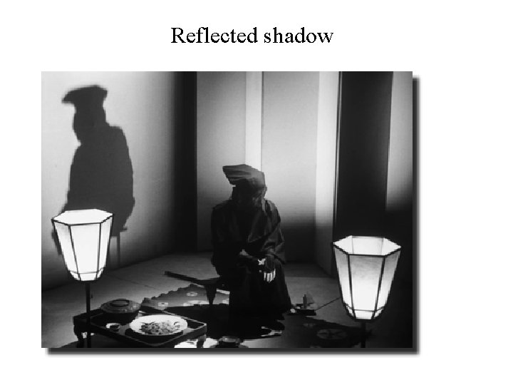 Reflected shadow 