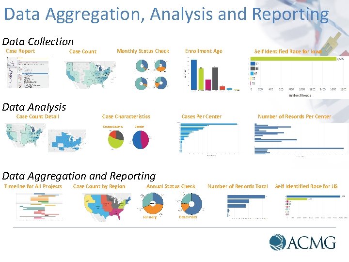 Data Aggregation, Analysis and Reporting Data Collection Case Report Data Analysis Case Count Detail