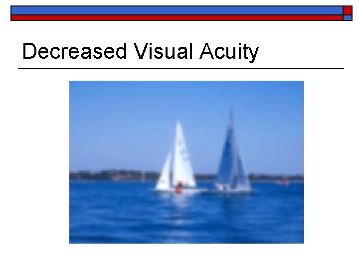 Decreased Visual Acuity 