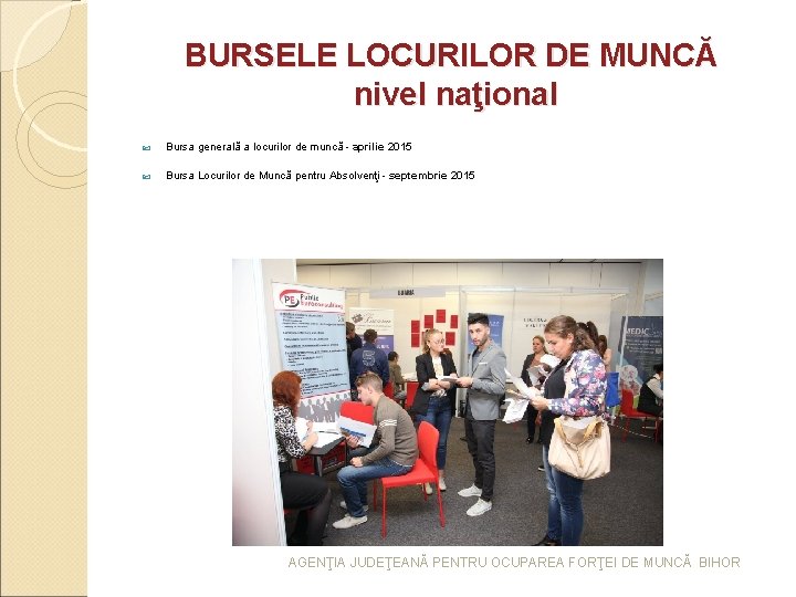 BURSELE LOCURILOR DE MUNCĂ nivel naţional Bursa generală a locurilor de muncă - aprilie BURSELE LOCURILOR DE MUNCĂ nivel naţional Bursa generală a locurilor de muncă - aprilie