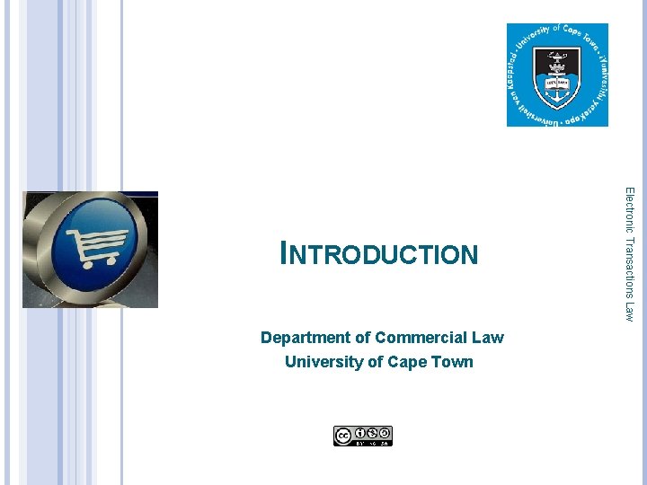 Department Of Commercial Law 1 University Of Cape