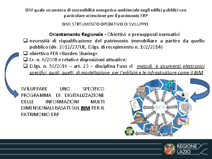 BIM quale strumento di sostenibilità energetico-ambientale negli edifici pubblici con particolare attenzione per il