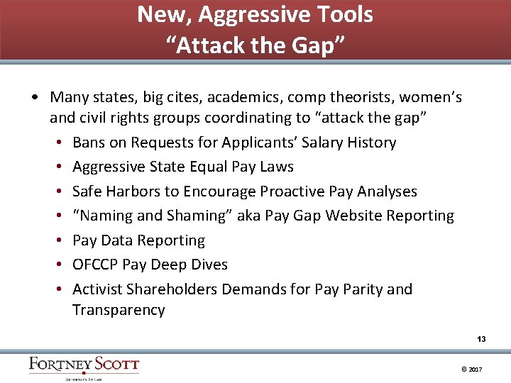 New, Aggressive Tools “Attack the Gap” • Many states, big cites, academics, comp theorists,