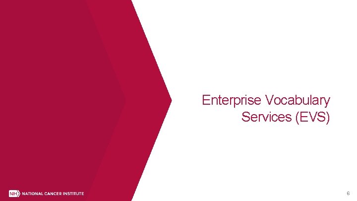 Enterprise Vocabulary Services (EVS) 6 