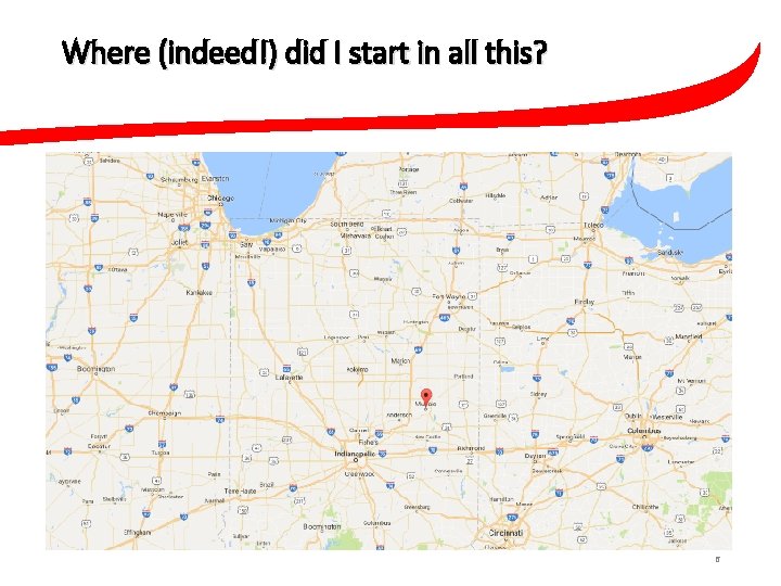 Where (indeed!) did I start in all this? 6 