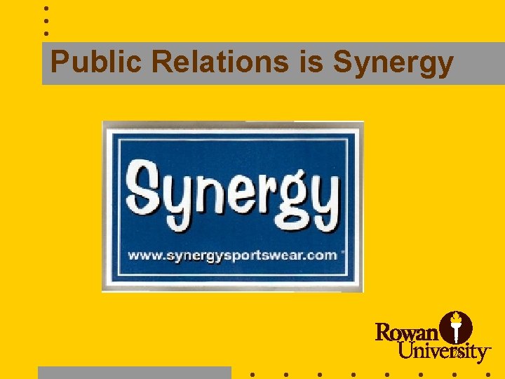 Public Relations is Synergy 29 