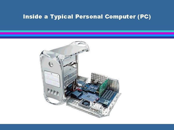 Inside a Typical Personal Computer (PC) 