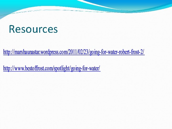 Resources 