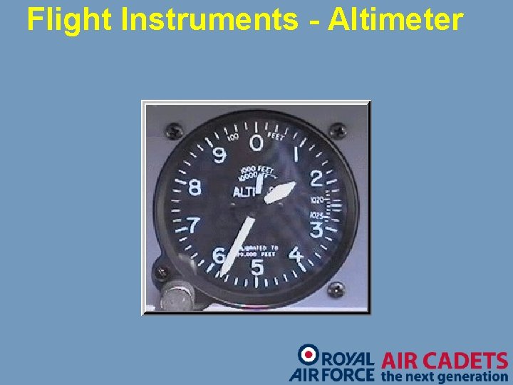 Flight Instruments - Altimeter 