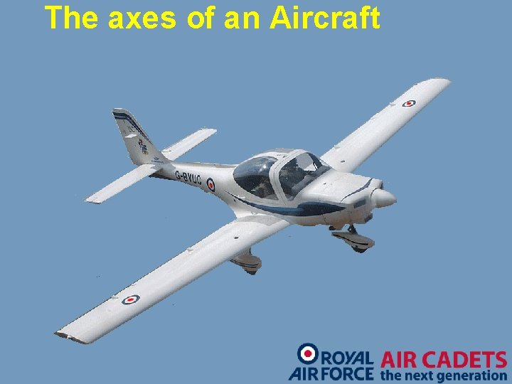 The axes of an Aircraft 