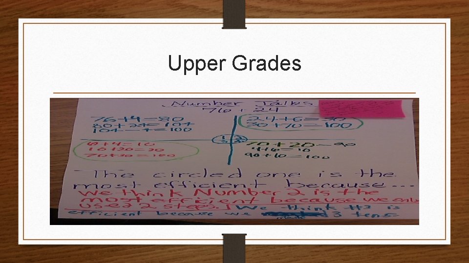 Upper Grades 