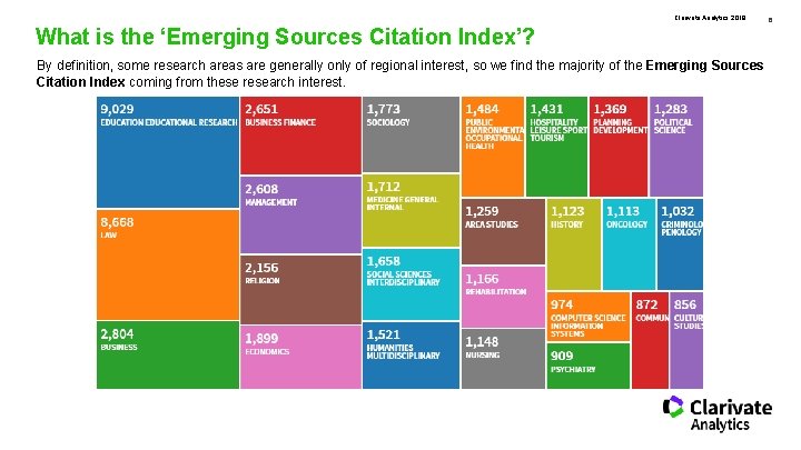 Clarivate Analytics 2018 What is the ‘Emerging Sources Citation Index’? By definition, some research