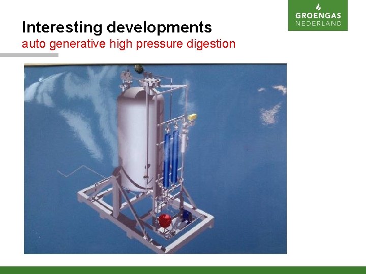 Interesting developments auto generative high pressure digestion 