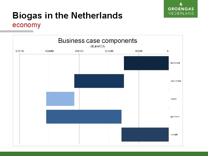 Biogas in the Netherlands economy 