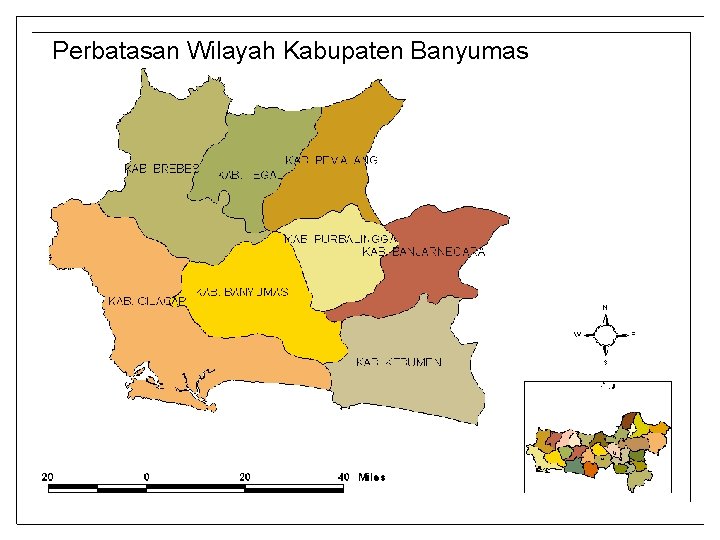 Perbatasan Wilayah Kabupaten Banyumas 