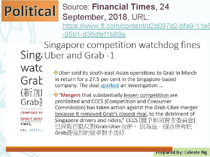Political Source: Financial Times, 24 September, 2018, URL: https: //www. ft. com/content/d 2 b