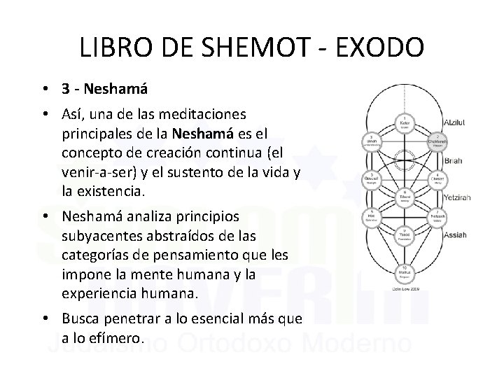LIBRO DE SHEMOT - EXODO • 3 - Neshamá • Así, una de las