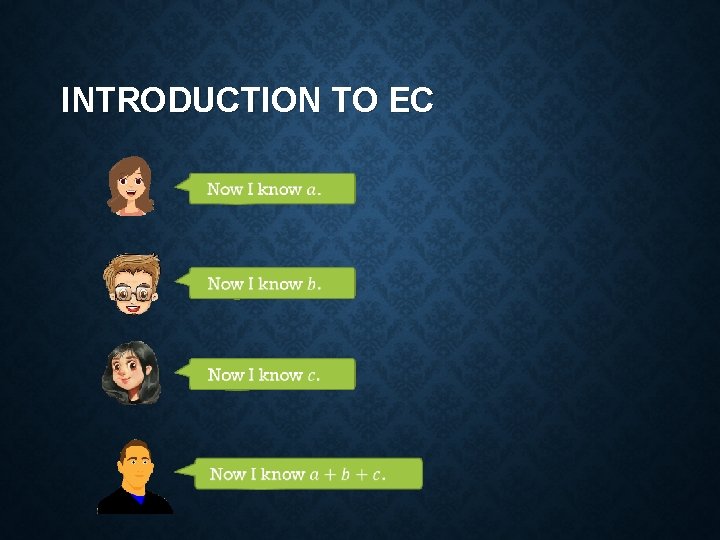 INTRODUCTION TO EC 