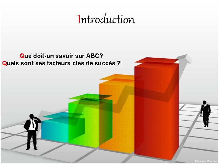 Introduction Que doit-on savoir sur ABC? Quels sont ses facteurs clés de succès ?