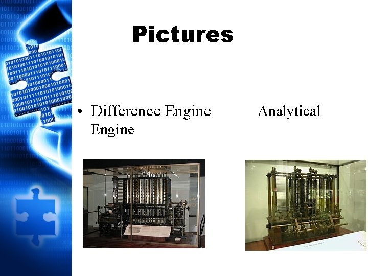 Pictures • Difference Engine Analytical 