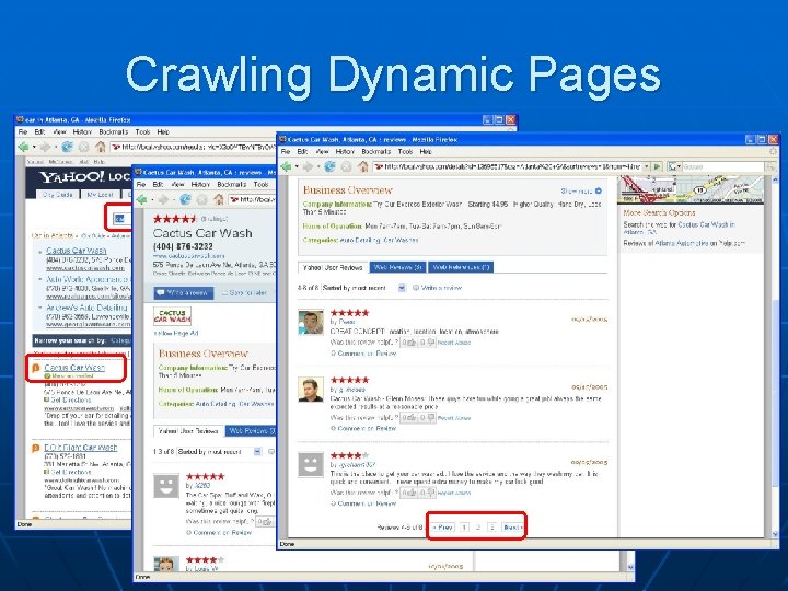 Crawling Dynamic Pages 