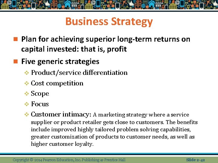 Business Strategy Plan for achieving superior long-term returns on capital invested: that is, profit