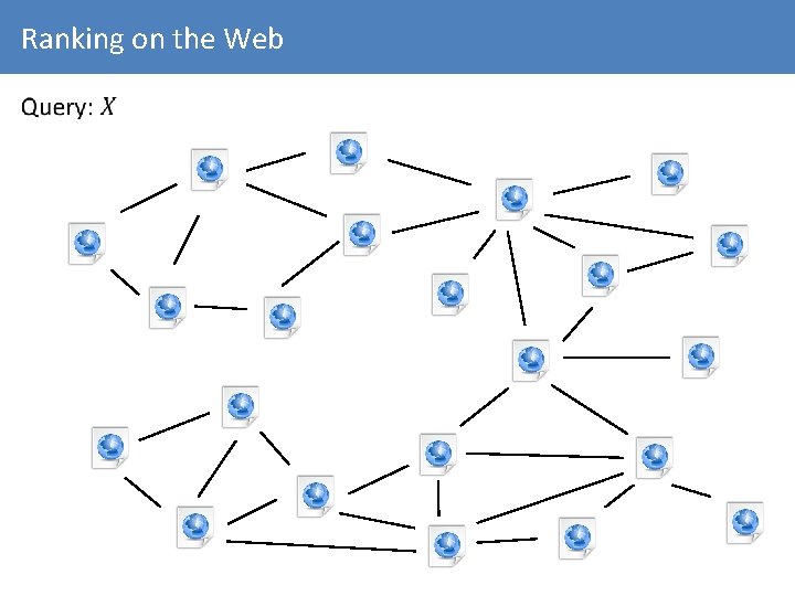 Ranking on the Web 