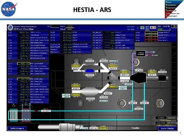 HESTIA - ARS HUMAN EXPLORATION SPACECRAFT TESTBED FOR INTEGRATION AND ADVANCEMENT 6 