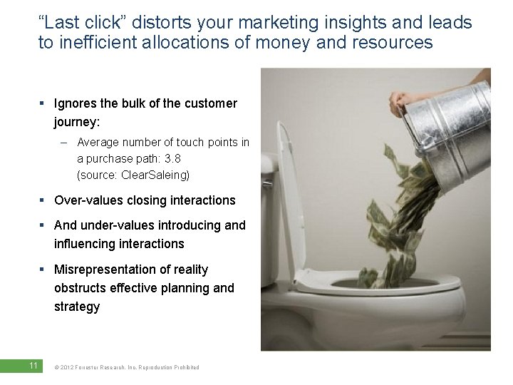 “Last click” distorts your marketing insights and leads to inefficient allocations of money and