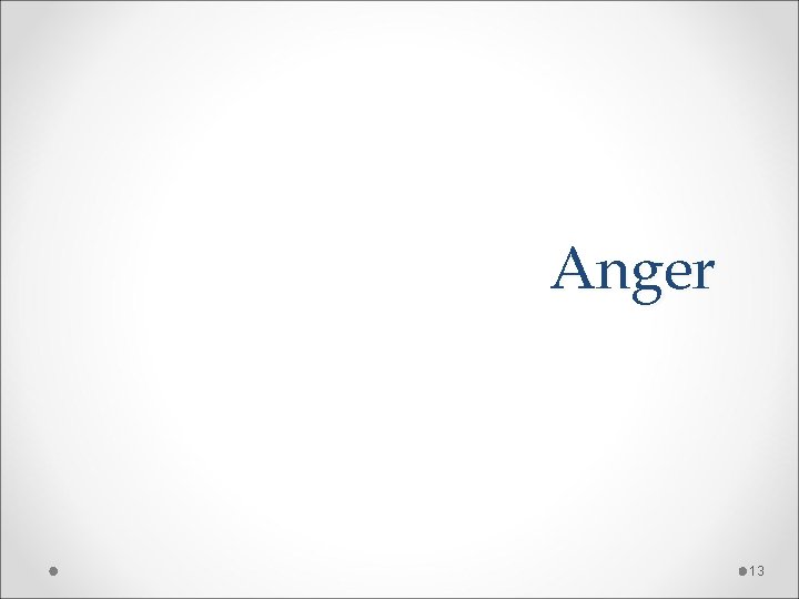 Anger 13 