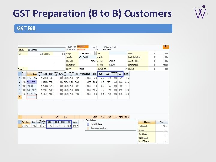 GST Preparation (B to B) Customers GST Bill 