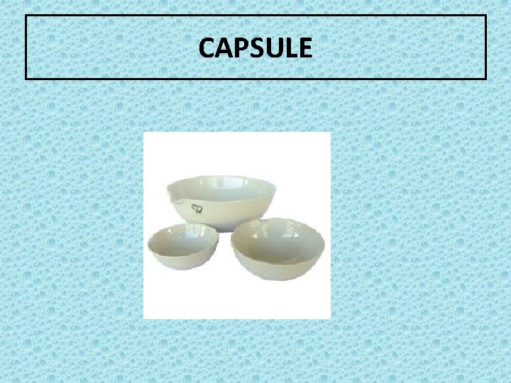 CAPSULE 