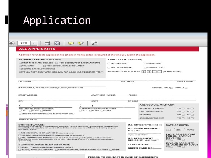 Application 