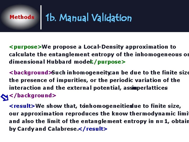  Methods 1 b. Manual Validation <purpose>We propose a Local-Density approximation to calculate the