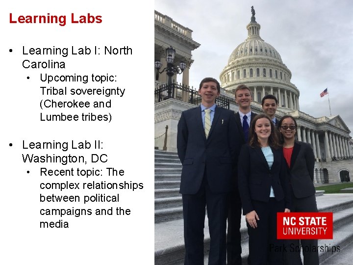 Learning Labs • Learning Lab I: North Carolina • Upcoming topic: Tribal sovereignty (Cherokee