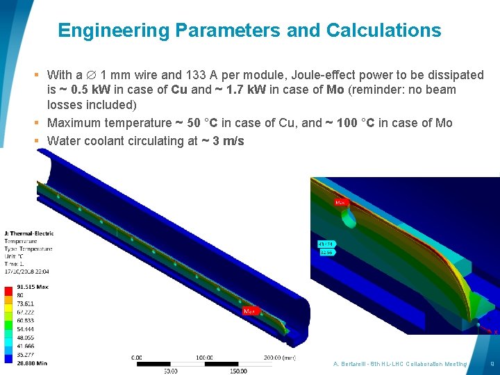 Engineering Parameters and Calculations § With a 1 mm wire and 133 A per