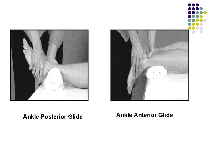Ankle Posterior Glide Ankle Anterior Glide 