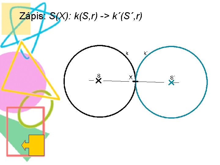 Zápis: S(X): k(S, r) -> k´(S´, r) 