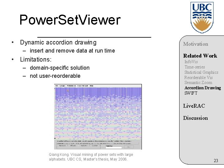 Power. Set. Viewer • Dynamic accordion drawing – insert and remove data at run